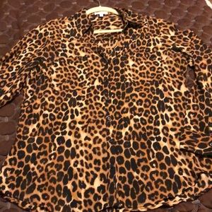Slinky Leopard Blouse